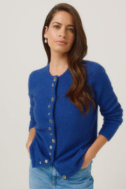Womens Shell Cardigan Dusty Blue 1736