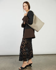 June Shoulder Bag Dove Pebble