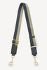 Feature Strap Webbing  Black/Eucalyptus Stripe