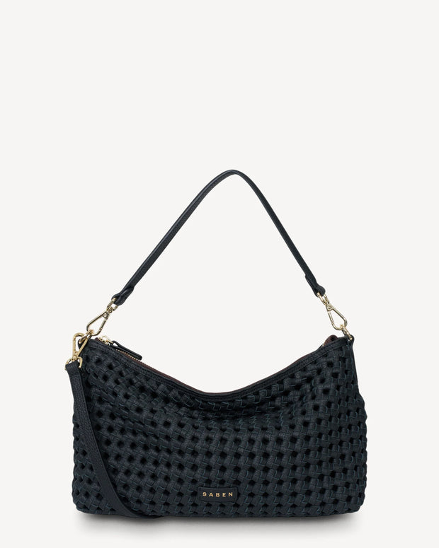Claudia Crossbody Black Braid