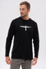 Mens Project U L/S Tee Black/White 900004