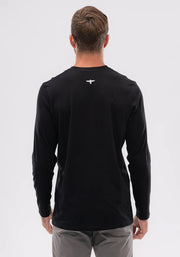 Mens Project U L/S Tee Black/White 900004