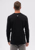 Mens Project U L/S Tee Black/White 900004