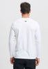 Mens Project U L/S Tee White/Black 900004
