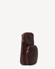 Nikko Pocket Phone Sling - Merlot Bubble