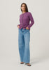 Womens Shell Cardigan Lilac 1736