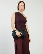 Claudia Crossbody Black Braid