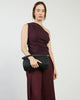 Claudia Crossbody Black Braid