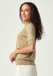 Womens Tenera Knit Tee Aloe 10001VN