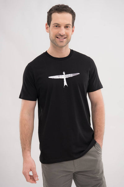 Mens Project U Tee Short Sleeve T Black/White 900001