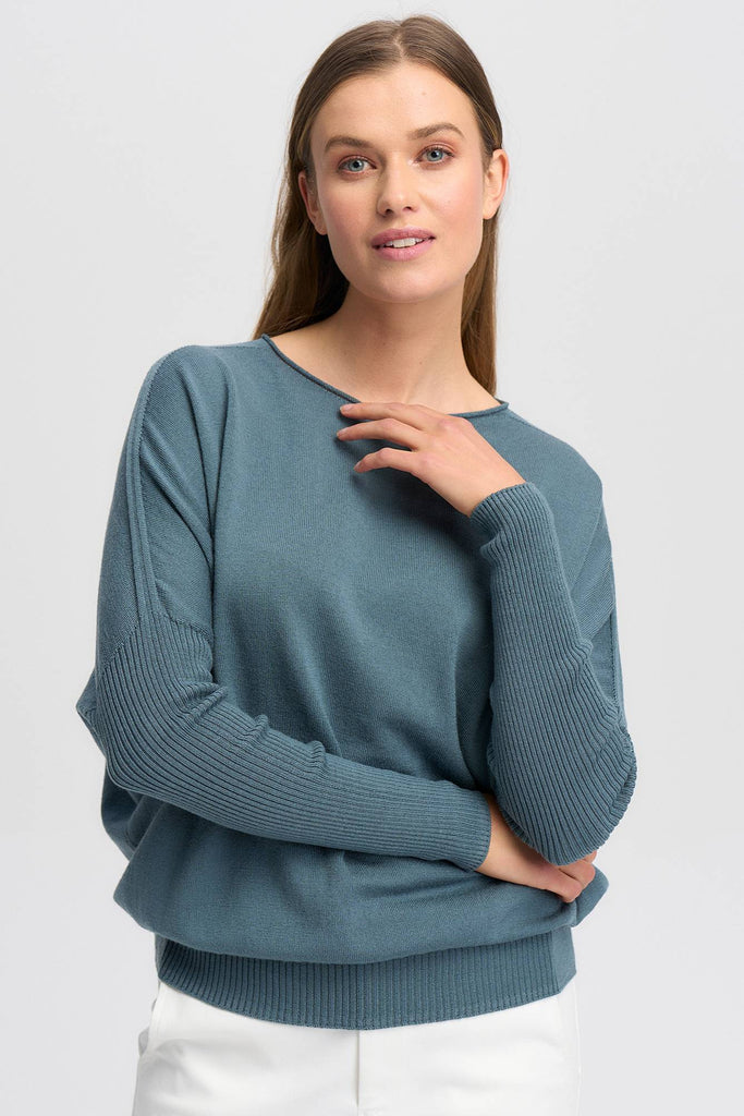 Womens Mira Sweater-Bluestone-1997