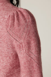 Cable Melbourne Mohair Puff Sleeve Jumper