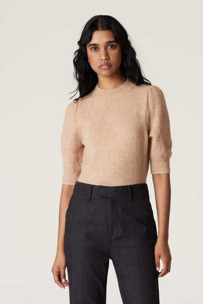 Cable Melbourne Mohair Puff Sleeve Tee