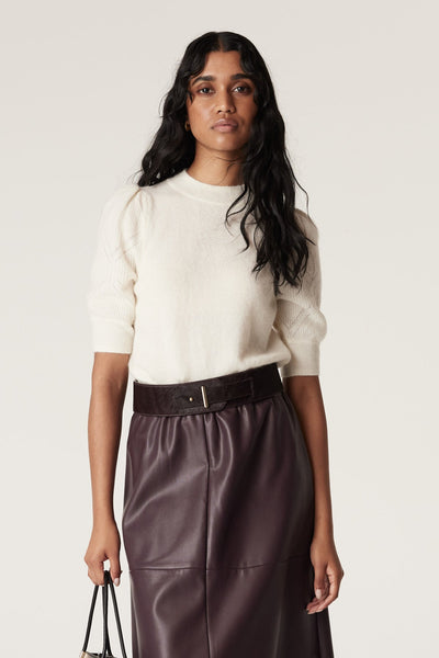 Cable Melbourne Mohair Puff Sleeve