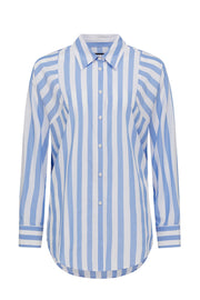 Cable Melbourne Girlfriend Shirt - Blue Stripe