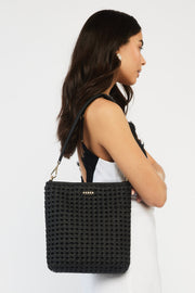 Claudette Crossbody Bag - Black Braid