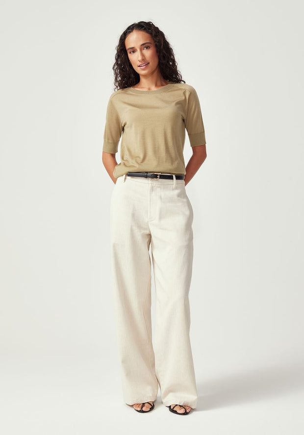 Womens Tenera Knit Tee Aloe 10001VN