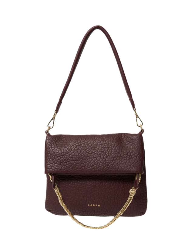 Daria Shoulder Bag-Merlot Bubble