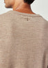 Mens Miles Crew Sweater Cobblestone/Ecru  100184
