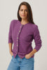 Womens Shell Cardigan Lilac 1736