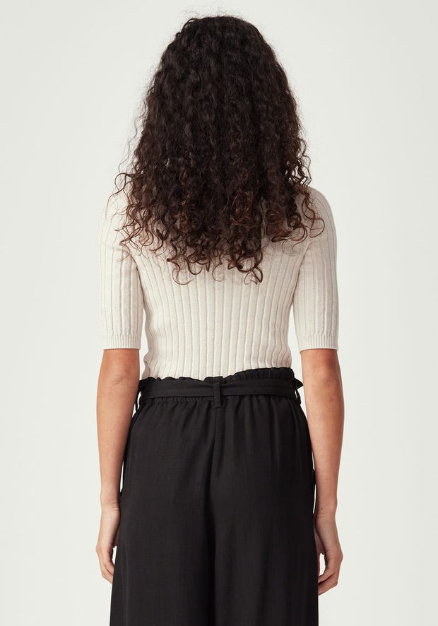 Womens Sylvie Tee Ecru 100118