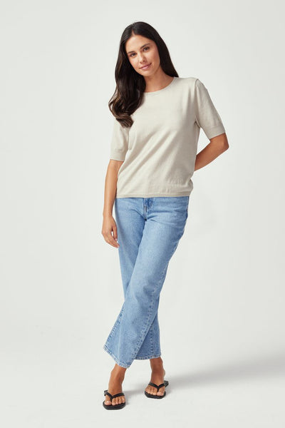 Womens Maelyn Tee Pearl 100340Vn
