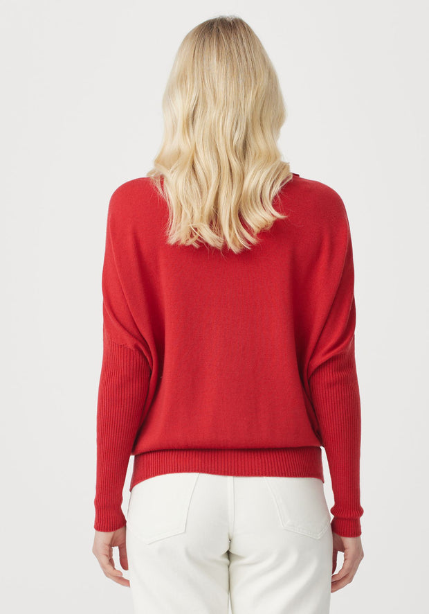 Womens Mira Sweater-Pomegranate-1997