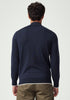 Mens Bay Half Zip-Dark Navy/Ecru -100345VN