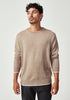 Mens Miles Crew Sweater Cobblestone/Ecru  100184