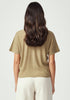 Womens Haze Knit Top Aloe 100357VN