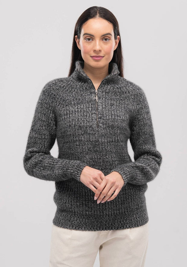 Womens Kenzie Zip Sweater