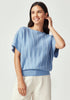 Womens Flo Top SkyBlue/WhiteLinen 100361VN