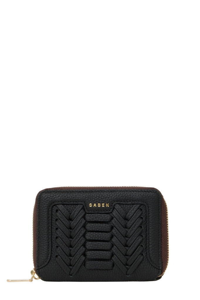 Landry Wallet - Black Macro Weave