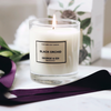 Large Candle Boxed Black Orchid