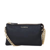Lily Mini Crossbody Bag Wave Black Gold Chain