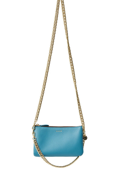 Lily Mini Crossbody Bag - Wave + Gold Curb Chain
