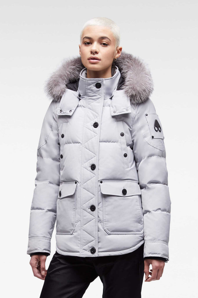 Moose Knuckle - Anguille Jacket - Gray Birch/Frost Fox Fur