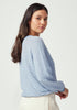 Womens Saki Stripe Sweater Cloud/Lakeside 100366