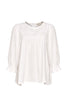 Madly Sweetly Gauze N Effect Top - White