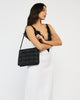 Matilda Shoulder Bag - Black Woven