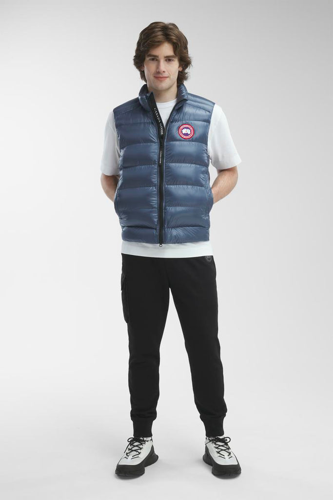 Mens Crofton Down Vest- Ozone