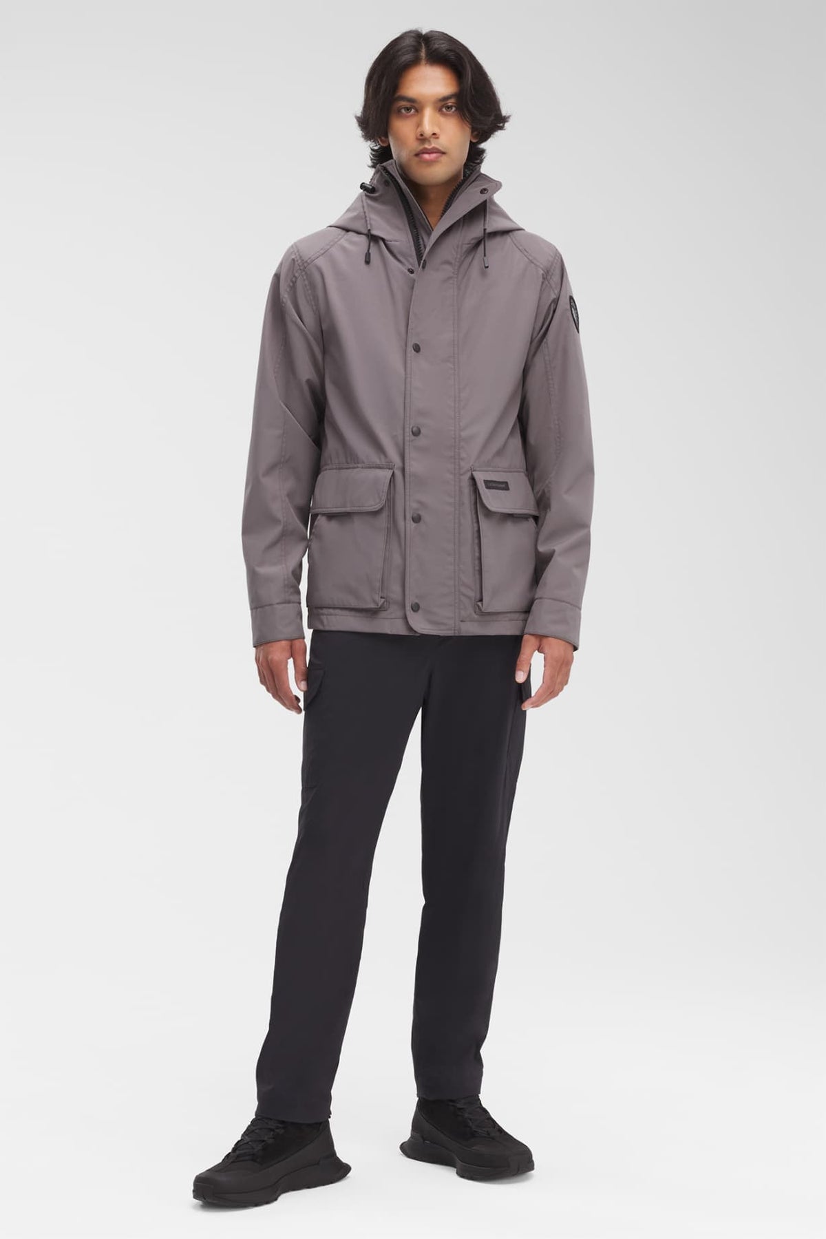 Mens Lockeport Jacket Black Label Costal Grey | Canada Goose | Te
