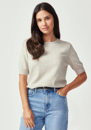Womens Maelyn Tee Pearl 100340Vn