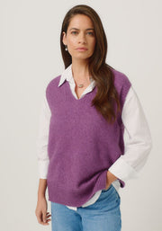 Womens Andi Vest Lilac 100382