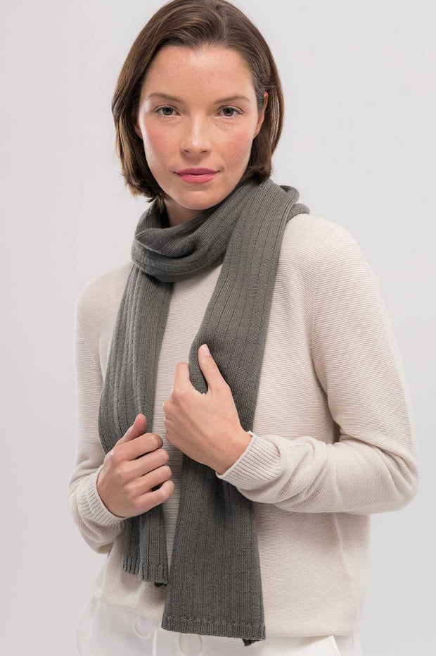 Rib Merino Scarf