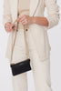 Lily Mini Crossbody Bag Wave Black Gold Chain