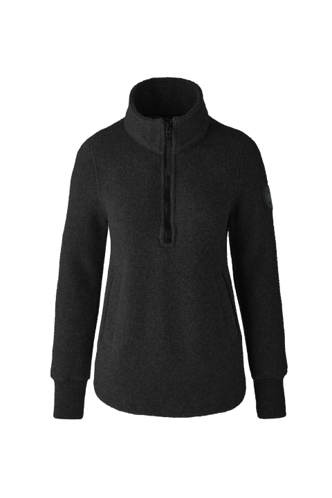 Womens Severn ½ Zip Sweater Black Label
