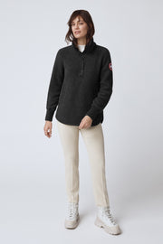 Womens Severn ½ Zip Sweater - Black