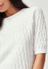 Womens Belle Knit Tee Cloud 100356