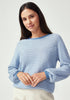 Womens Saki Stripe Sweater Cloud/Lakeside 100366